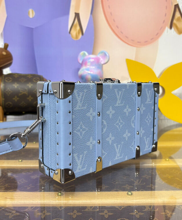 Louis Vuitton Wallet Trunk Taigarama M13562 Blue